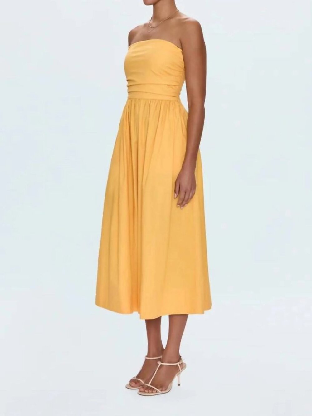 Pistola Strapless Midi Dress